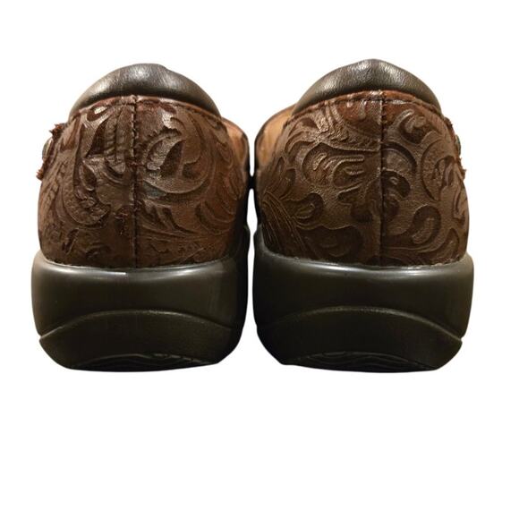 Allegria Keli Embossible Tawny Leather Shoe Brown Womens Size 5.5 - Picture 5 of 10
